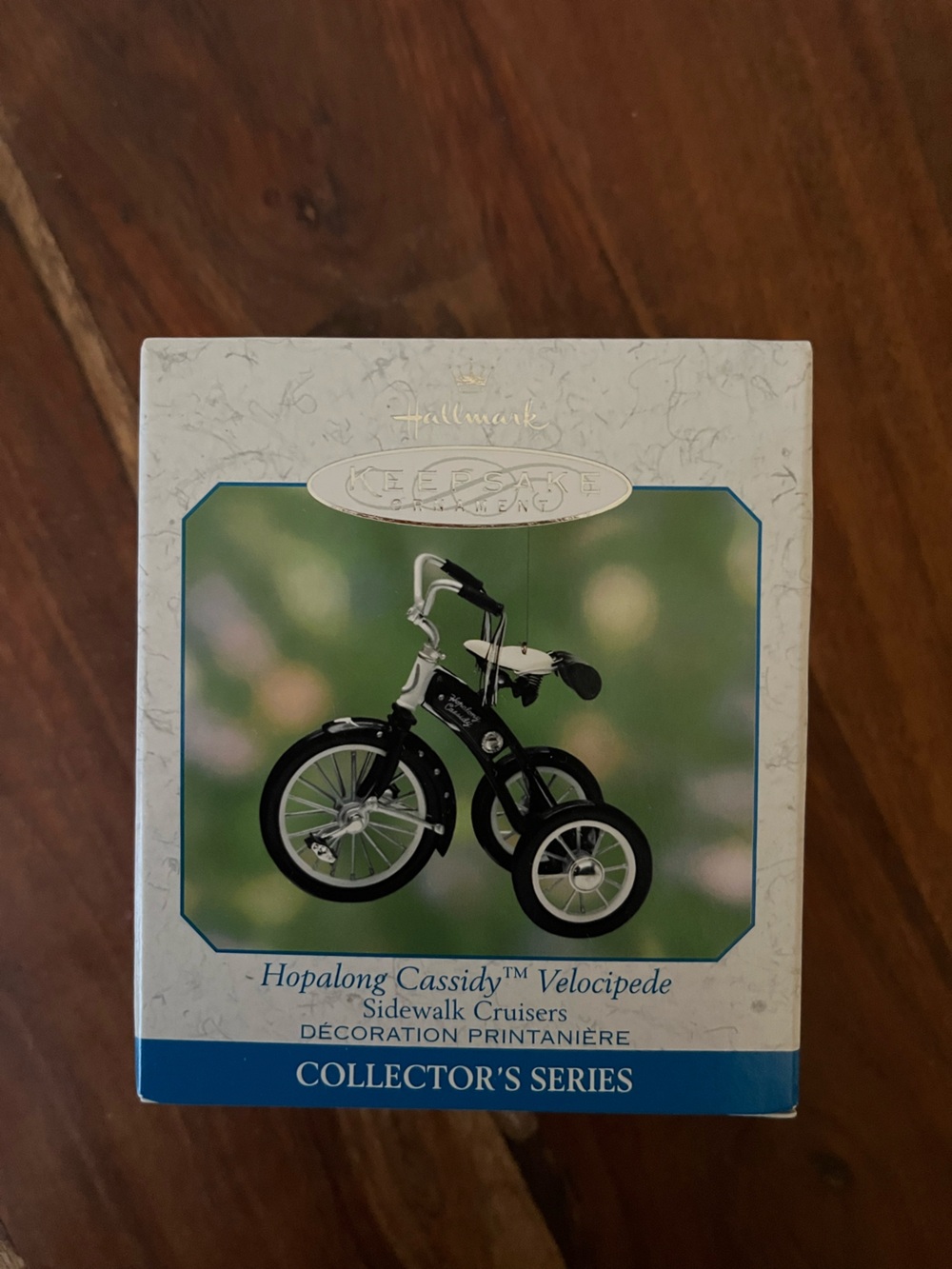 Hallmark Keepsake 2000 Christmas Ornament Hopalong Cassidy Velocipede NIB NEW